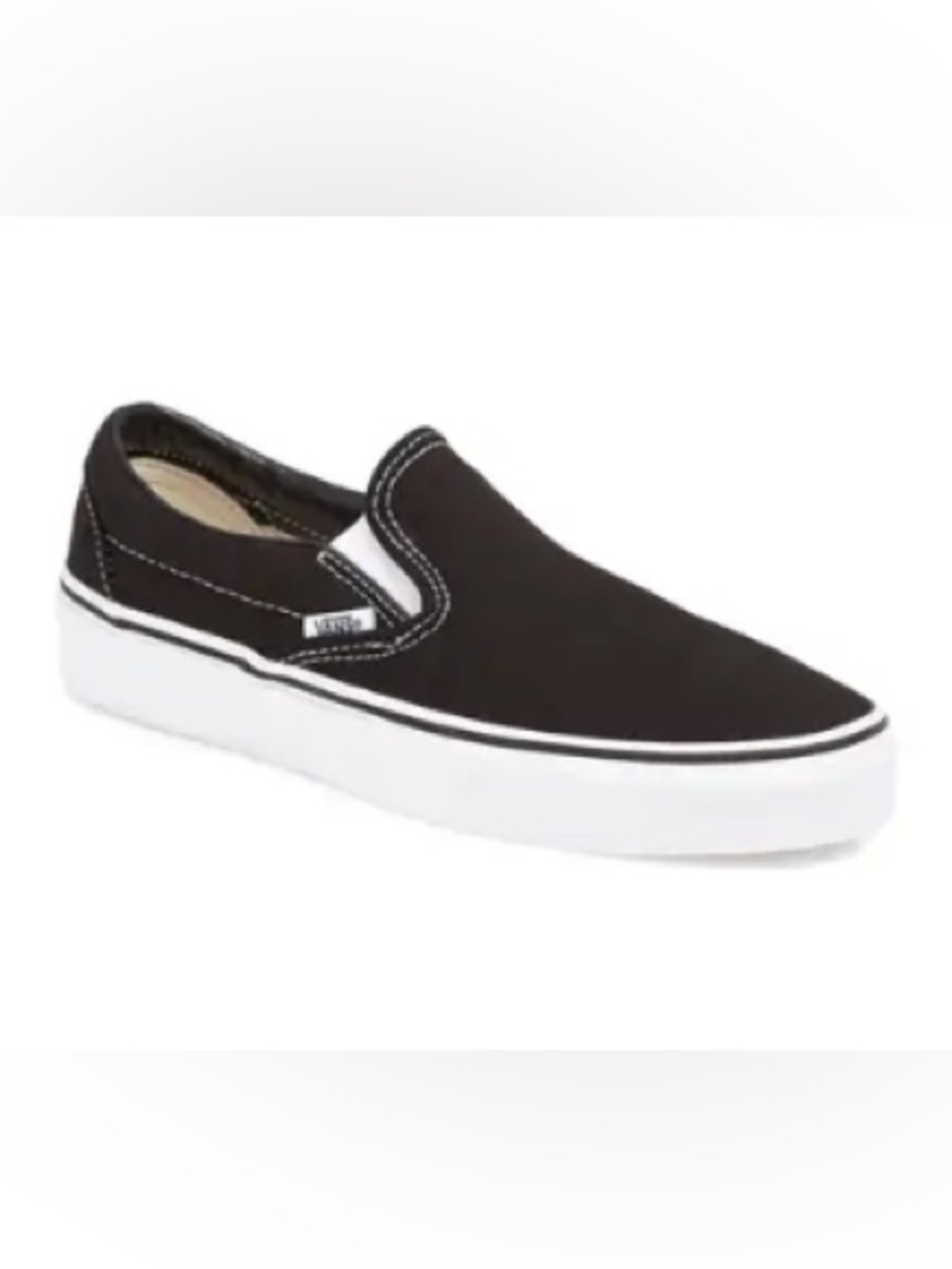 Vans Classic Slip-On Sneakers | Black | Women’s 7.5